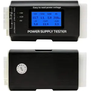 Testador de Fonte de Alimentação ATX/BTX/ITX com ecrã LCD