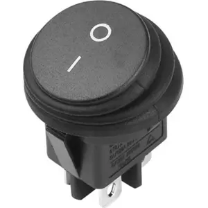Interruptor basculante 2 posições estáveis - ON-OFF - 250VAC 6A (4 pinos) - IP65