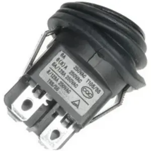 Interruptor basculante 2 posições estáveis - ON-OFF - 250VAC 6A (4 pinos) - IP65