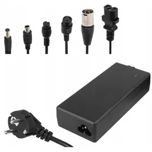 Carregador Universal para E-Bike/Scooter/Trotinete eléctrica 42V 2A 84W c/ 6 fichas DC