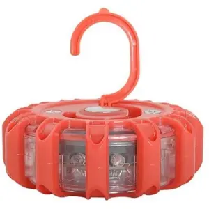 Luz LED de emergência e segurança para viaturas c/ Íman e Gancho