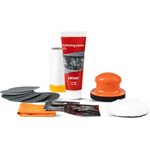 Kit de limpeza, polimento e restauração de faróis