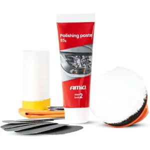 Kit de limpeza, polimento e restauração de faróis