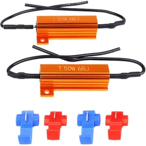 Cancelador de erros CANBUS p/ luzes LED 6Ω 50W 12V