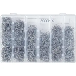 Conjunto de 3000 grampos p/ reparação de plásticos a quente
