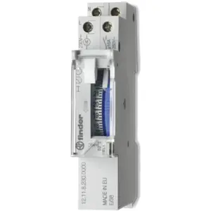 Interruptor horário analógico para calha DIN - Diário 1 Canal SPST-NO 16A 230V