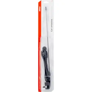 Antena auto-rádio AM/FM universal exterior 410mm c/ base fixação no tejadilho