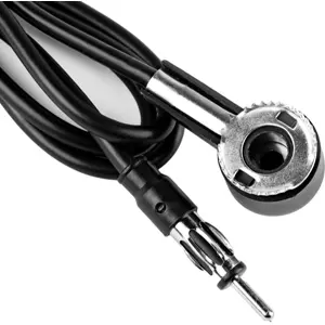 Antena auto-rádio AM/FM universal exterior 410mm c/ base fixação no tejadilho