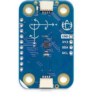 Módulo IMU de 6 ejes con acelerómetro, giroscopio y conectores Qwiic (I²C)