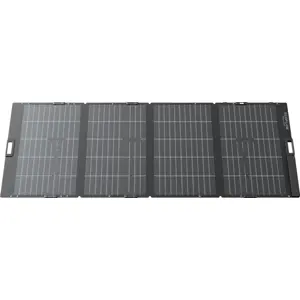 Painel fotovoltaico monocristalino dobrável p/ Power Station 34.5V 11.7A 400W c/ cabo 3.5m XT60 - 967x2509mm