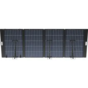 Painel fotovoltaico monocristalino dobrável p/ Power Station 34.5V 11.7A 400W c/ cabo 3.5m XT60 - 967x2509mm