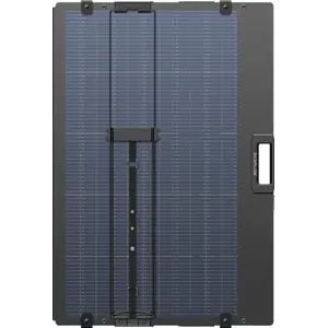 Painel fotovoltaico monocristalino dobrável p/ Power Station 34.5V 11.7A 400W c/ cabo 3.5m XT60 - 967x2509mm