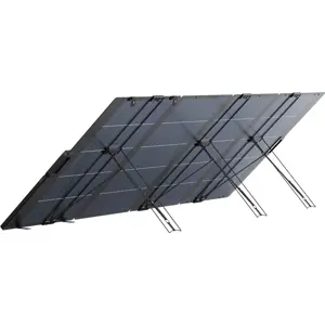 Painel fotovoltaico monocristalino dobrável p/ Power Station 34.5V 11.7A 400W c/ cabo 3.5m XT60 - 967x2509mm