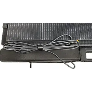 Painel fotovoltaico monocristalino dobrável p/ Power Station 34.5V 11.7A 400W c/ cabo 3.5m XT60 - 967x2509mm