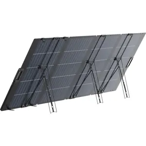 Painel fotovoltaico monocristalino dobrável p/ Power Station 34.5V 11.7A 400W c/ cabo 3.5m XT60 - 967x2509mm