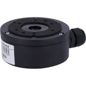 Caixa de conexões p/ câmaras Dome ou Bullet Ø100x43mm - preta