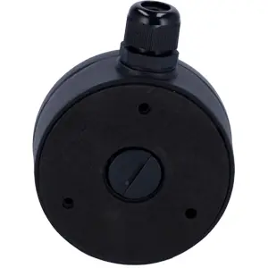Caixa de conexões p/ câmaras Dome ou Bullet Ø100x43mm - preta