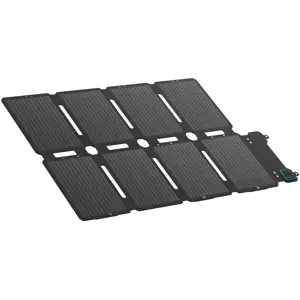 Painel fotovoltaico monocristalino dobrável p/ Power Station 16.8V 5.95A 100W - 1180×710×23mm