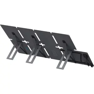 Painel fotovoltaico monocristalino dobrável p/ Power Station 16V 3.75A 60W - 1033×551×17mm