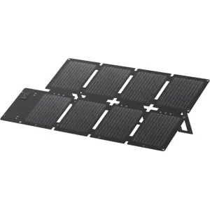 Painel fotovoltaico monocristalino dobrável p/ Power Station 16V 3.75A 60W - 1033×551×17mm