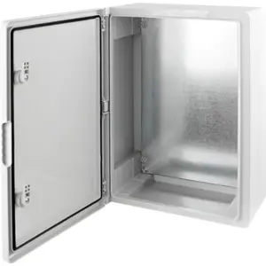 Caixa com porta e fechadura em ABS HB - 300x400x170mm - IP65