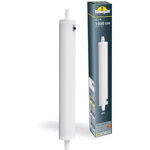 Aplique 230VAC c/ lâmpada LED 1xR7s 10,5W (3 temp. cor) - IP55 - preto
