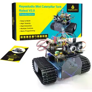 Kit de Robot Tanque de Lagartas para Aprendizagem de Programação Arduino/KidsBlock