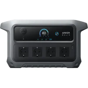 Power Station 2400W 2048Wh Expansível c/ UPS, Entrada Solar e Controlo por App