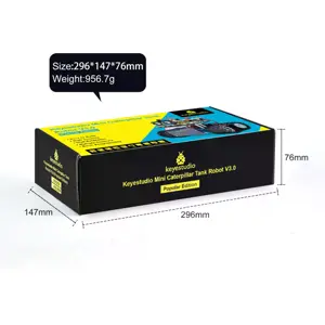Kit de Robot Tanque de Lagartas para Aprendizagem de Programação Arduino/KidsBlock