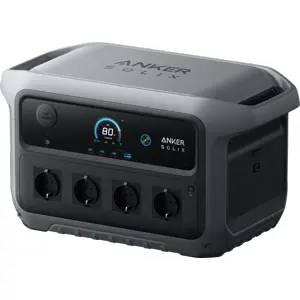 Power Station 2400W 2048Wh Expansível c/ UPS, Entrada Solar e Controlo por App