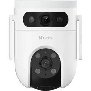 Câmara IP (Wi-Fi / Ethernet) 2 Lentes 2K (Pan/Tilt + grande angular fixa) inteligente - IP65