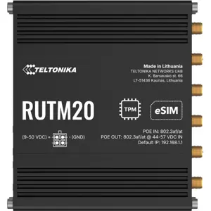 Router 5G Dual-SIM + eSIM c/ 2 x portas Gigabit Ethernet, Wi-Fi 5 & PoE In/Out