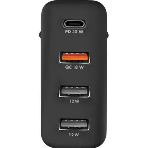 Cargador 1x USB-C PD & 3x USB-A QC - 48 W