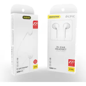 Auriculares earbuds com microfone c/ jack 3.5mm
