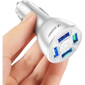 Carregador de Isqueiro 12VDC 4x USB-A QC3.0