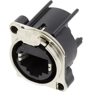 Ficha etherCON RJ45 fêmea para PCB/painel