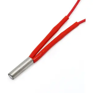 Resistência de aquecimento V6 Ø6x20mm p/ impressora 3D - 50W 24V - 2m