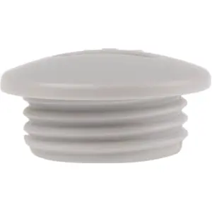 Tampão PG9 Ø19mm para bucins IP54 - branco