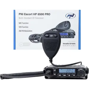 Estação de rádio CB [1 DIN] 4W AM-FM 40CH 12V (c/ ficha de isqueiro)