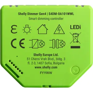 Módulo controlador dimmer inteligente para iluminación con WiFi, BT, Zigbee y Matter
