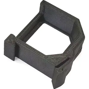 Suporte de calha DIN para Shelly Dimmer 0/1-10V PM Gen3 [Flame Retardant] - preto - 90º