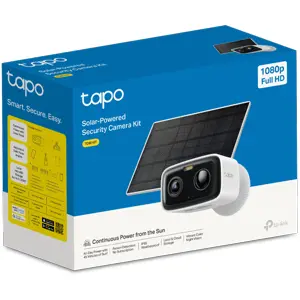 Câmara IP (Wi-Fi) 2MP 3.16mm IR 10m c/ bateria + painel solar - IP67