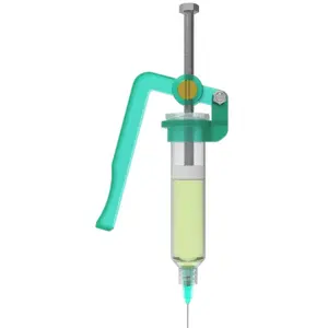 Conjunto de 2 émbolos universales ergonómicos para jeringas de Flujo 10cc