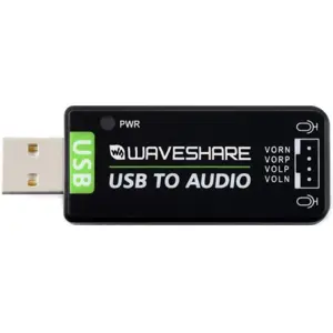 Tarjeta de sonido USB externa para Raspberry Pi / Jetson Nano (con conector PH2.0)