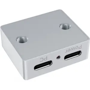 Separador de datos y alimentación USB-C con protección contra backfeed