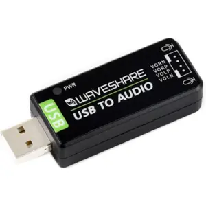 Tarjeta de sonido USB externa para Raspberry Pi / Jetson Nano (con conector PH2.0)
