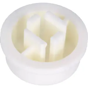 Capa protectora redonda para botões miniatura - Ø13mm - branca