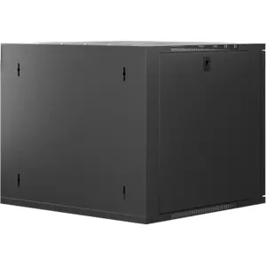 Armário bastidor (Rack) 19'' de parede 9U 600×450×500mm - pré montado
