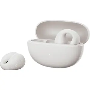 Auriculares Clip-On c/ Bluetooth 5.4 ENC IPX54 c/ estojo de carregamento - Branco