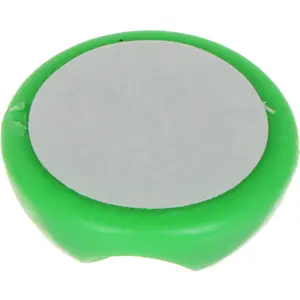 Organizador de cables (Ø8mm) adhesivo - verde - Ø28x15mm